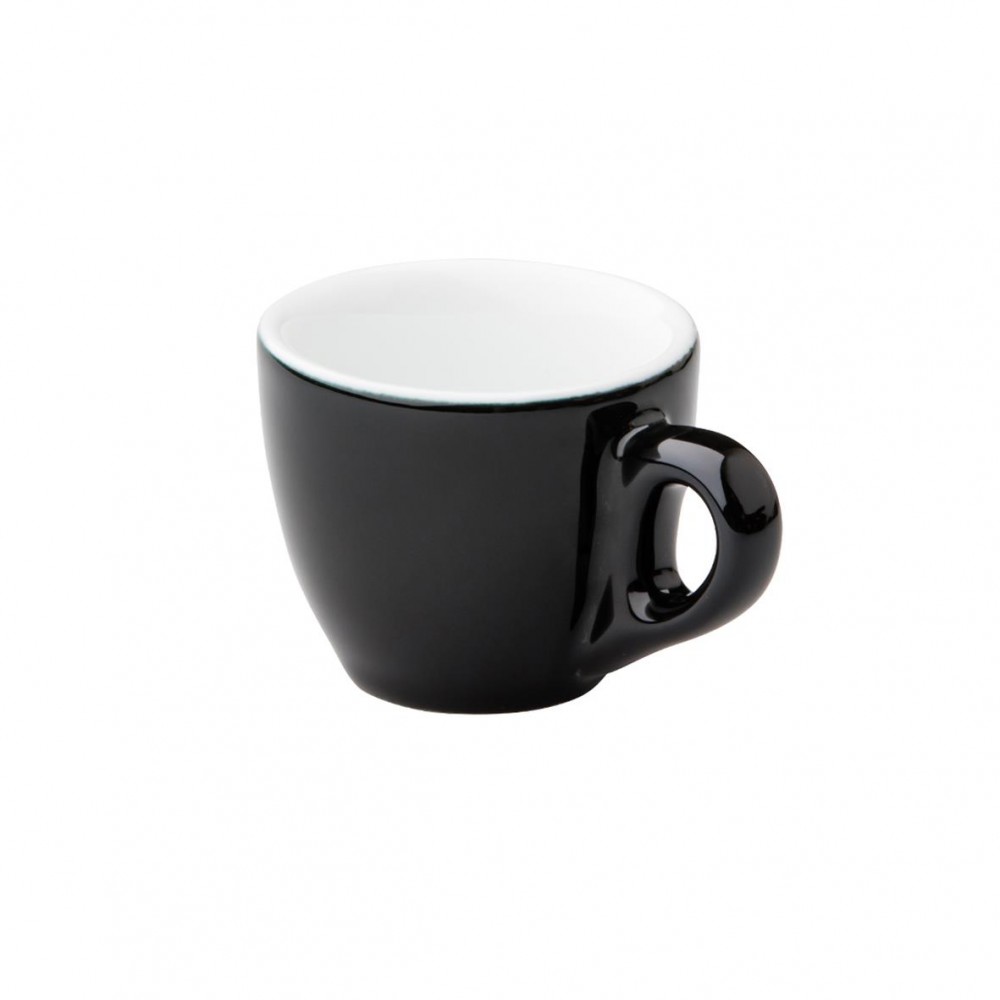 Style Espressotasse 7 cl. mit schwarzer Farbe und Aufdruckmöglichkeit Style Espressotasse 7 cl. mit schwarzer Farbe und Aufdruckmöglichkeit